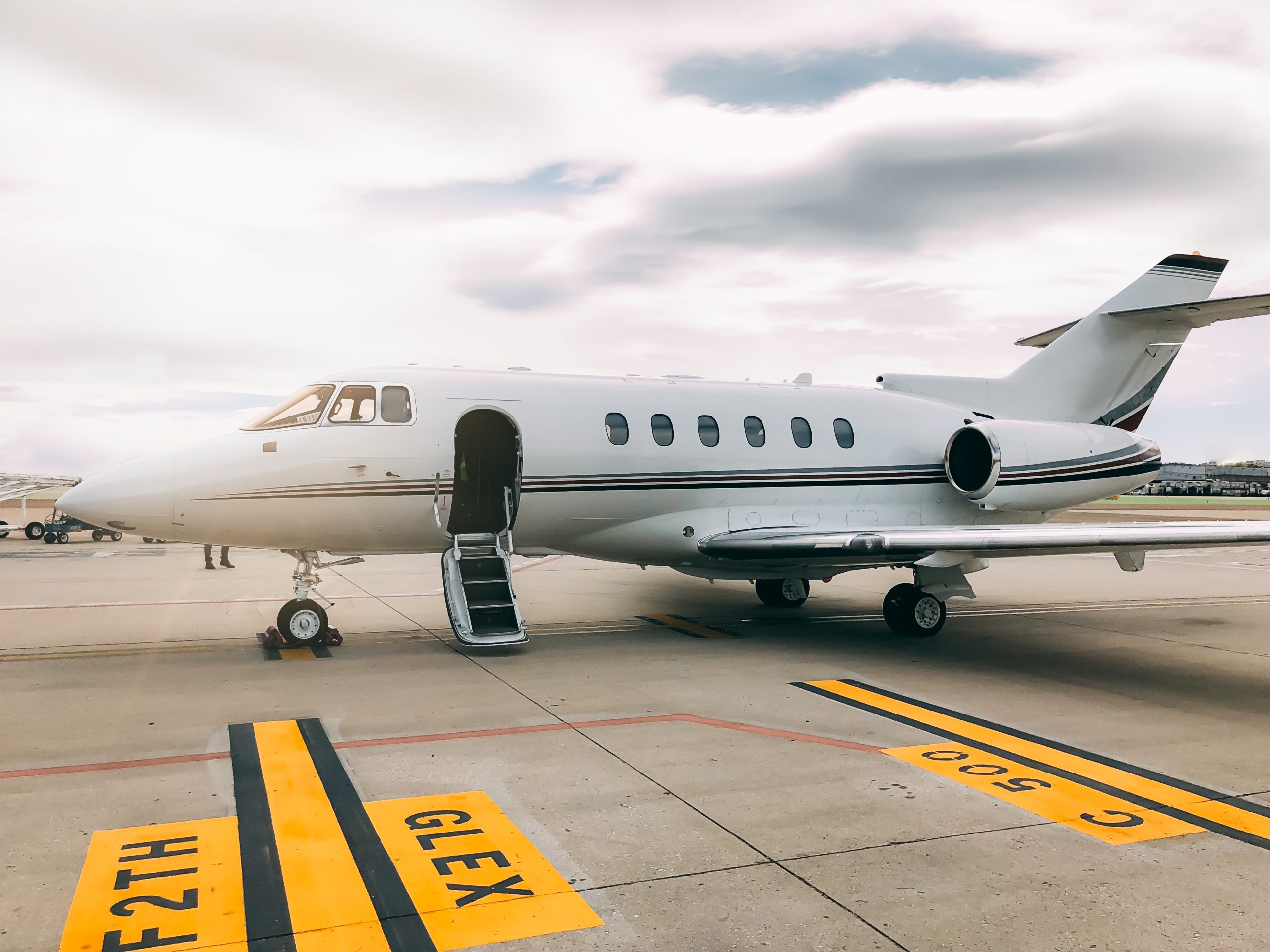 Private luxury jet